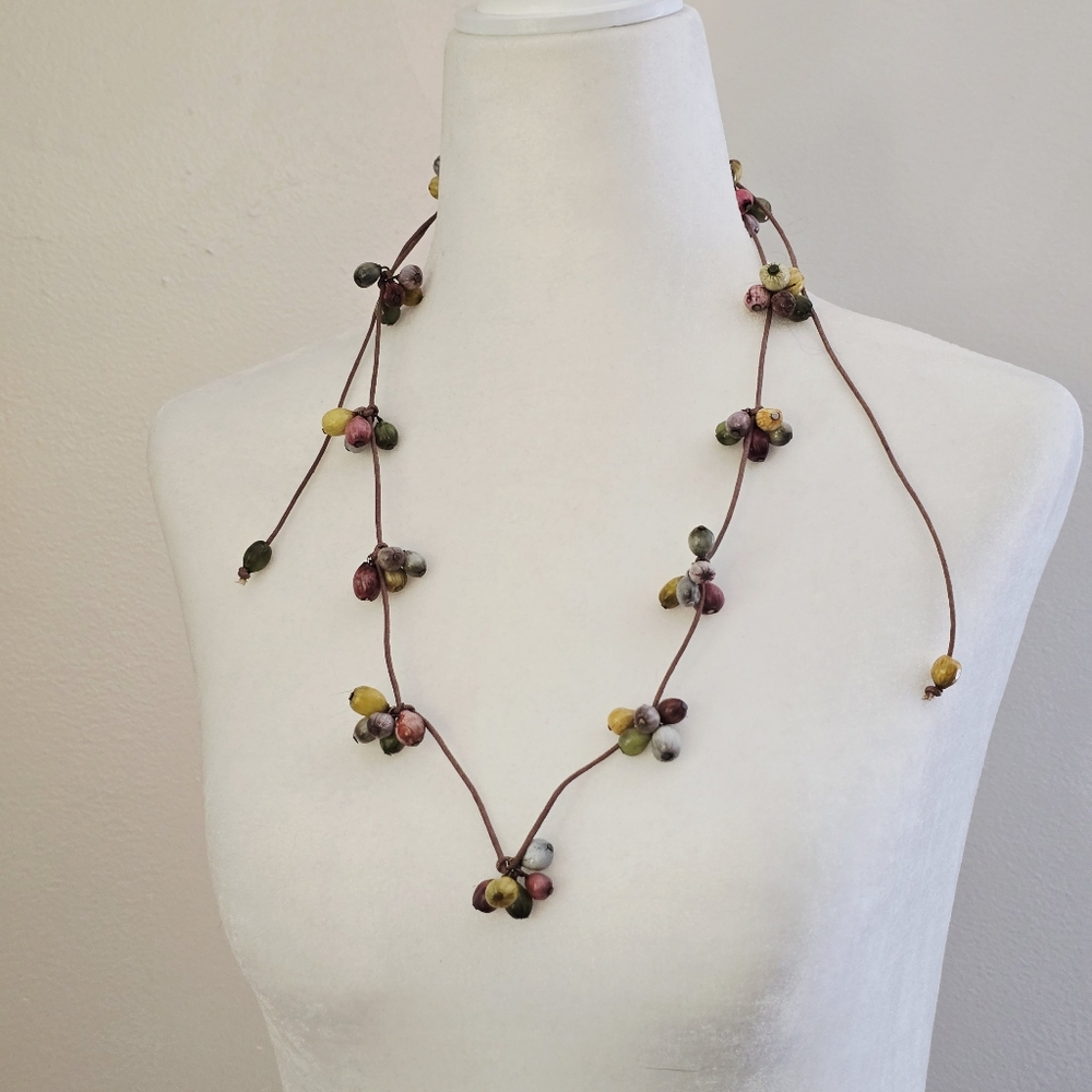 Zulu Pearls Multicolor Beaded Necklace